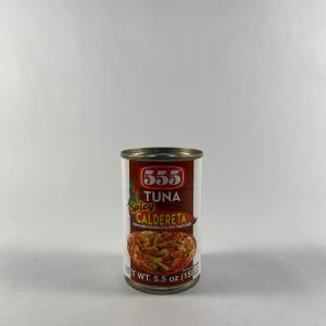 555 TUNA FLAKES CALDERETA SPICY (50x155g)