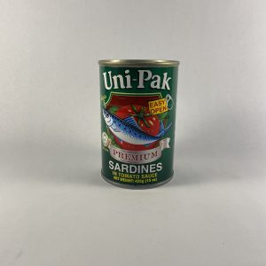 UNIPACK SARDINES IN TOMATO SAUCE - GREEN BIG (24x425g)
