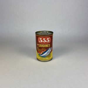 555 SARDINES IN TOMATO SAUCE - CHILI (100x155g)