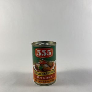 555 FRIED SARDINES HOT & SPICY (100x5.5oz)