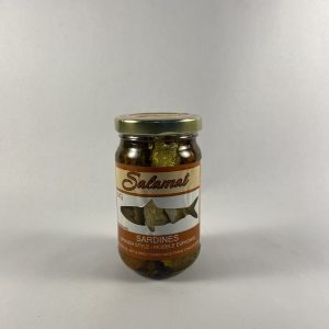 SALAMAT SPANISH SARDINES IN CORN OIL - HOT & SPICY (24x220g)