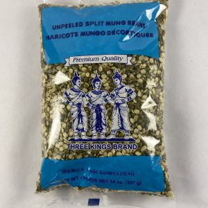 THREE KINGS MUNG BEANS SPLIT UNPEELED (50x14oz)
