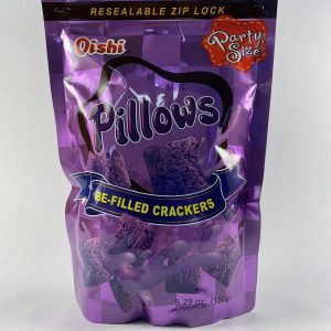 OISHI PILLOWS UBE FILLED CRACKERS (20x150g)