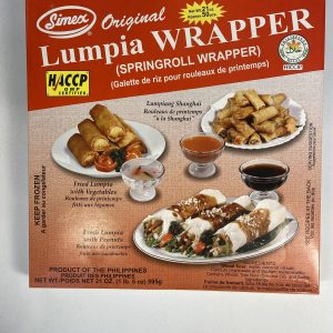 SIMEX FROZEN LUMPIA WRAPPER (30x21oz)
