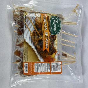 TROPICS CHICKEN BBQ SKEWERS (24x20oz)